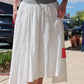 BY TOGETHER ASYMMETRICAL MIDI SKIRT