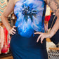 ARIELLA FLORAL TUBE MAXI DRESS