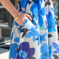 ASTR THE LABEL “JANNA” FLORAL PLUNGE MIDI DRESS