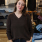 HASSON THERMAL V-NECK SWEATER