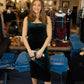 DRA "MILOS" VELVET MIDI DRESS
