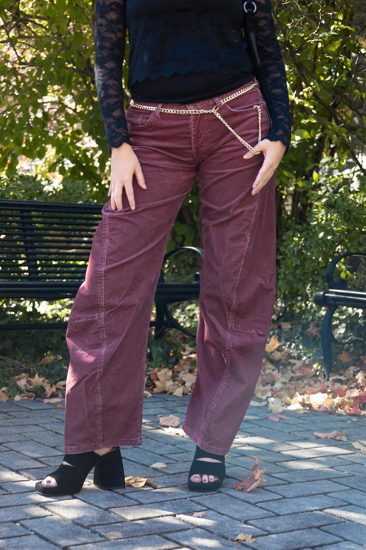 FREE PEOPLE "FABLE" WASHED CORD