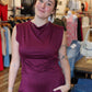 BY TOGETHER SLEEVELESS RUCHED “BUTTER” TOP