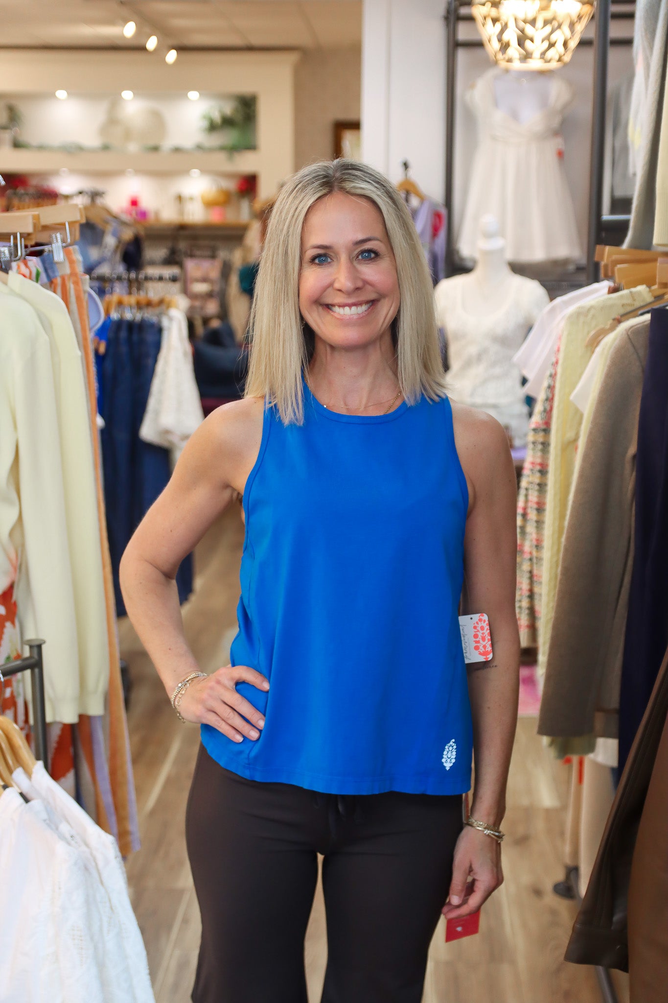 FREE PEOPLE HOT SHOT TWIST TANK