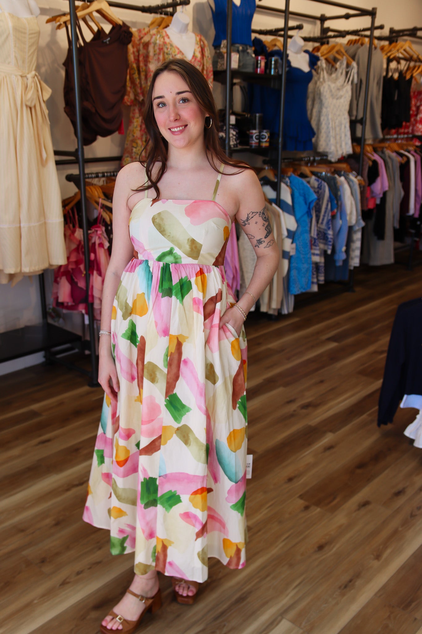 NYMPHA BLOOM MAXI DRESS