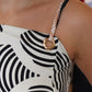 MEET ME IN SANTORINI “MIDNIGHT SHELL” MINI DRESS