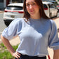 CURRENT AIR “BRITT” KNIT 3/4 SLEEVE TOP