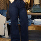 LIVERPOOL "STRIDE" HR WIDE LEG W/TRAPUNTO PATCH POCKET