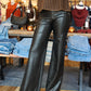 COMMANDO FAUX LEATHER WIDE LEG PANT