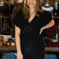 TRAFFIC PEOPLE "GRACE" SATIN FLUTTER SLEEVE JUMPSUIT