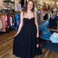 MOLLY BRACKEN “DEB” SMOCKED WAIST MAXI DRESS
