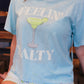 PJ SALVAGE SHORT SLEEVE PLAYFUL PRINT TEE