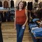 NEEDII FRINGE BOTTOM SWEATER VEST