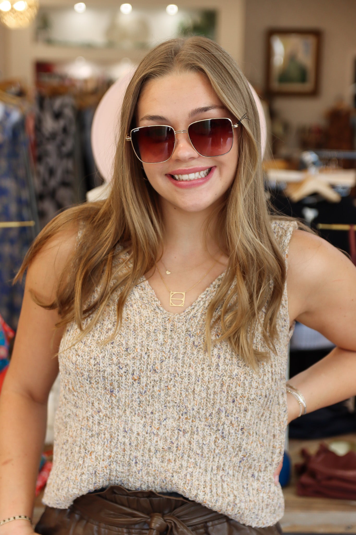 SAGE THE LABEL "MAPLE" SWEATER TANK