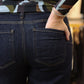 KUT “MAYA” BACK DARTS WIDE HEM JEAN