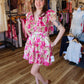 LONIANS BLOOM MINI RUFFLE DRESS