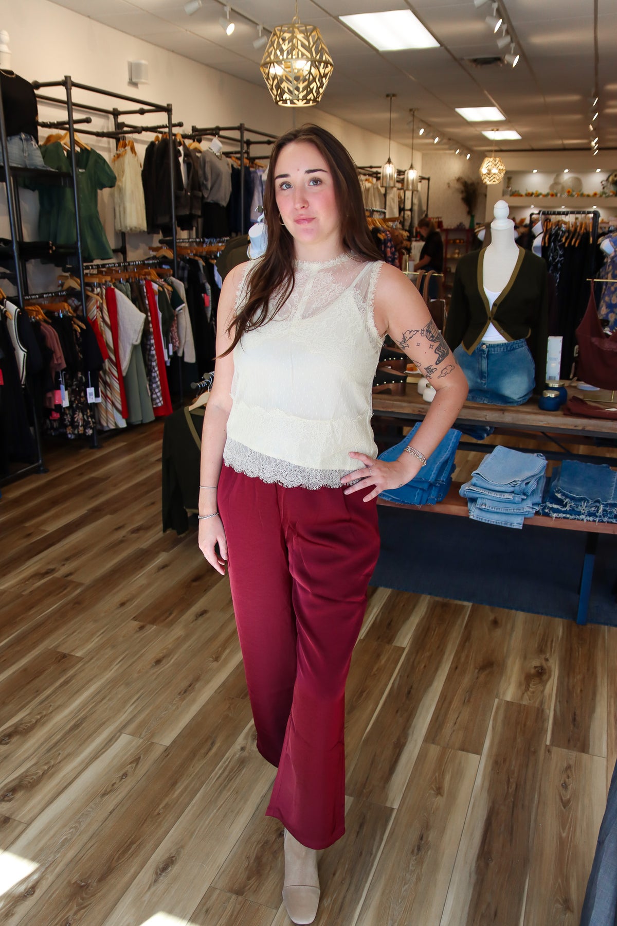 dRA “GEMINI” SATIN PANT