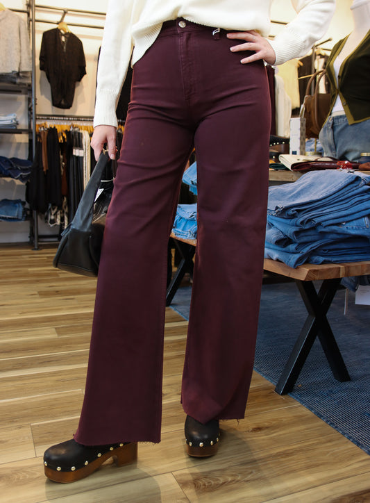 PISTOLA “PENNY” HIGH RISE WIDE LEG DENIM