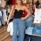 FREE PEOPLE “ROUND TWO” TUBE TOP