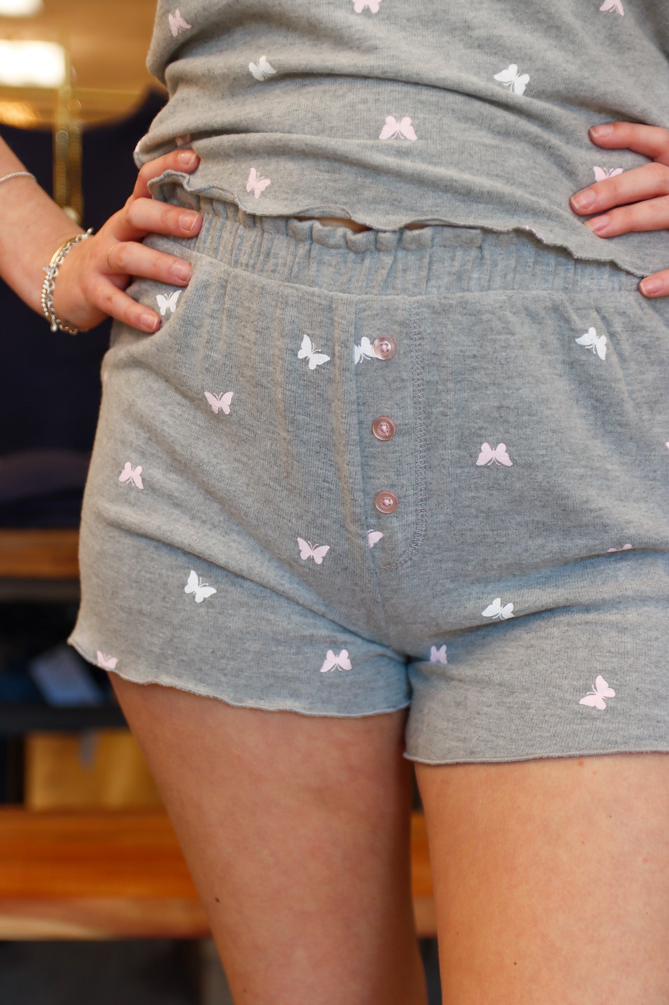 PJ SALVAGE PEACHY MIX MATCH SHORT