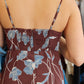 LOST + WANDER “SAPPHIRE MIST” MIDI DRESS