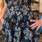 FREE PEOPLE “RAVEN” PRINTED MINI DRESS