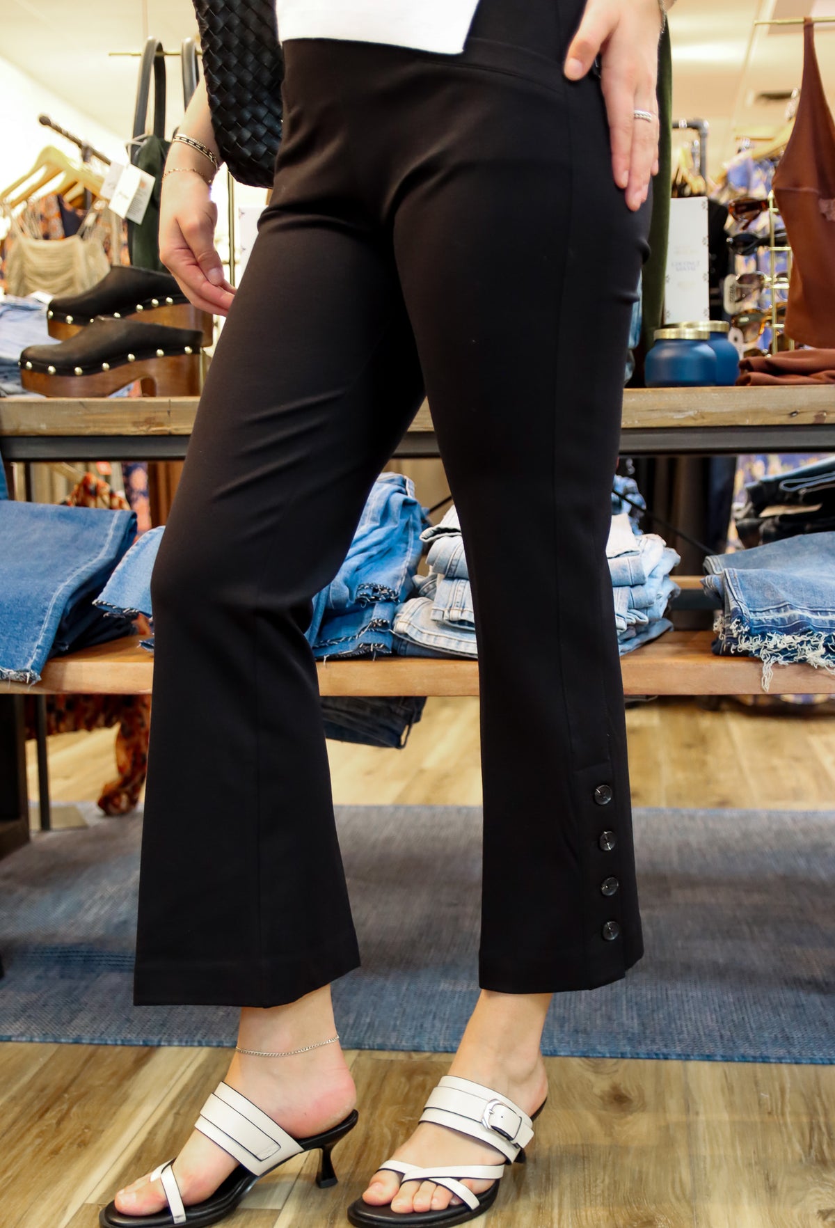 LIVERPOOL STELLA PULL-ON KICK FLARE PANT