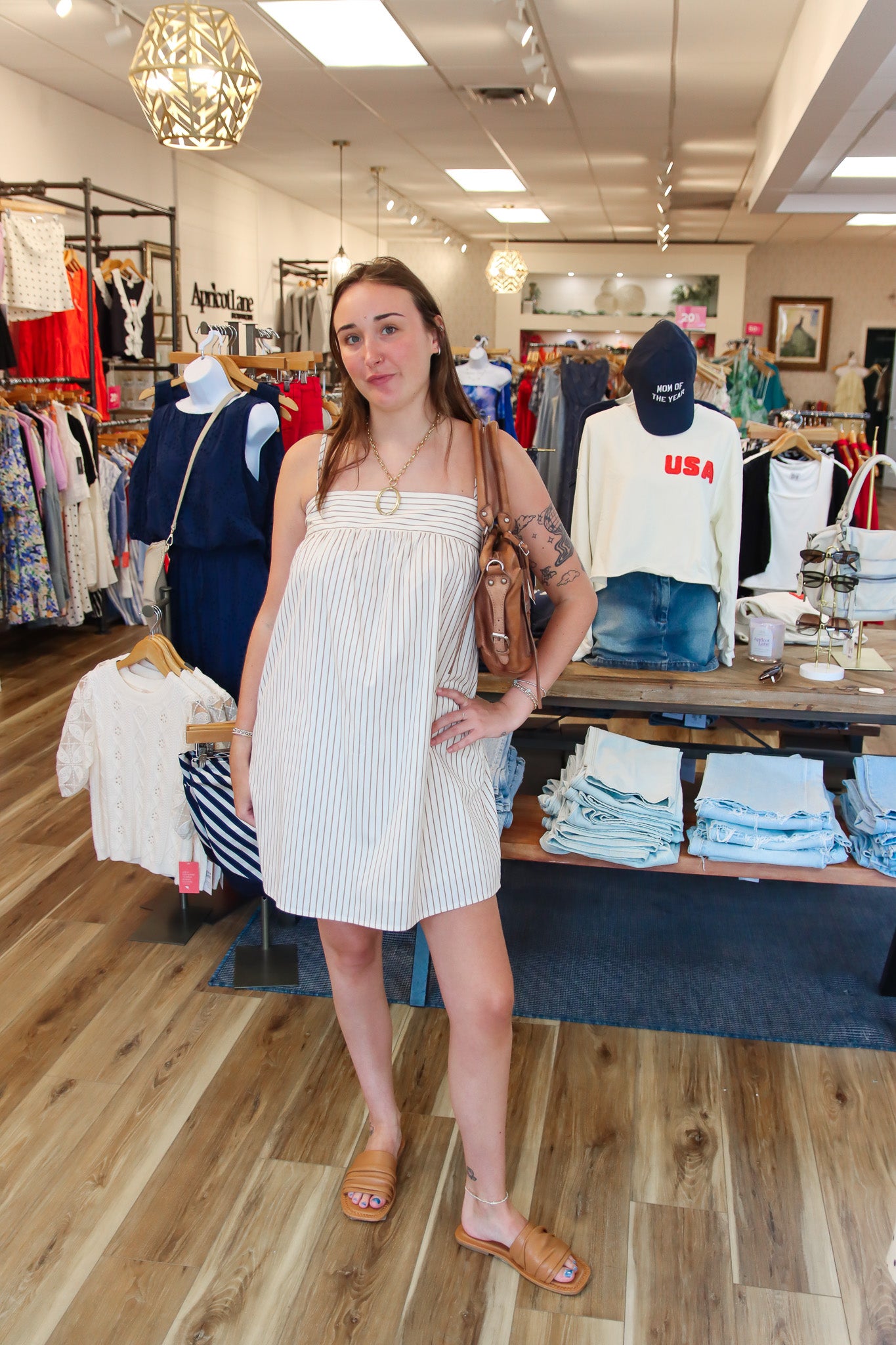 LOST + WANDER “LIDO AFFAIR” MINI DRESS