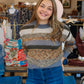 SAGE THE LABEL "DAFFODIL" STRIPE SWEATER