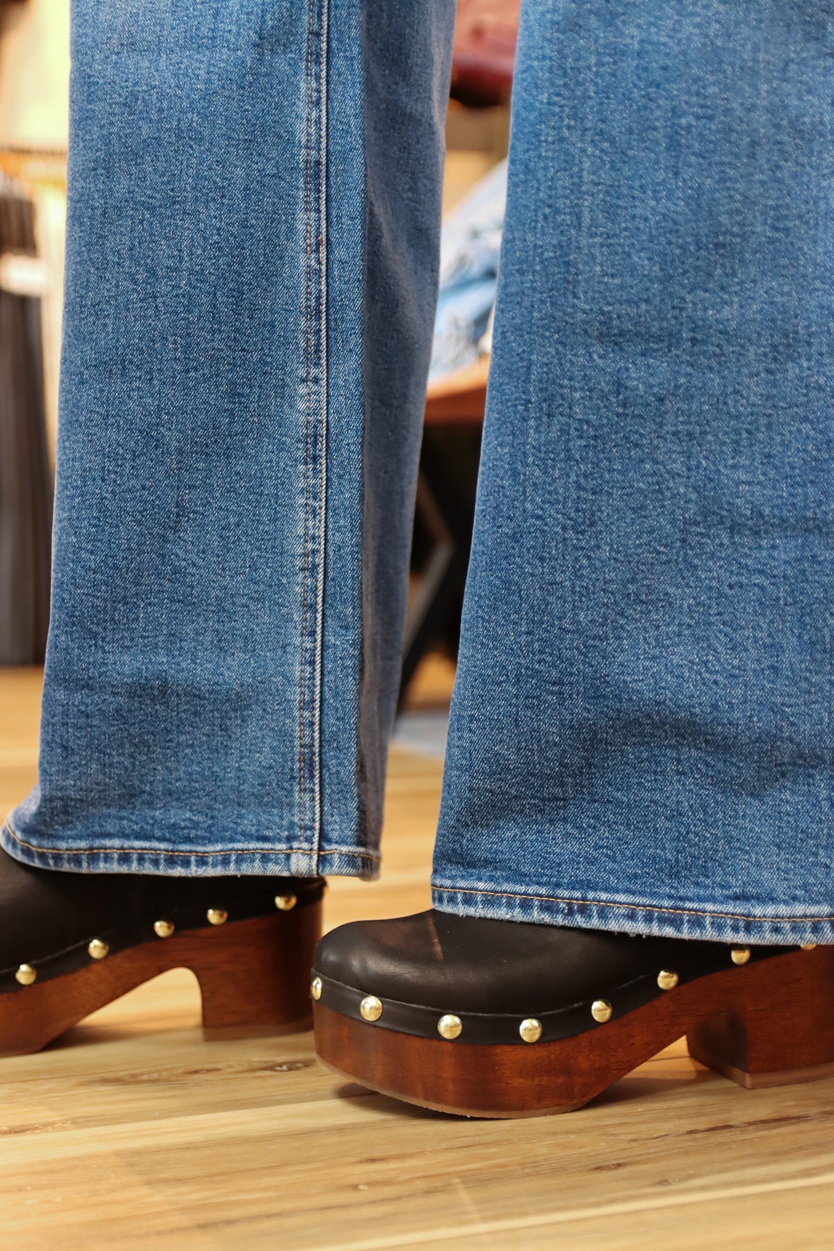 PISTOLA “VIVIAN” MID RISE WIDE LEG DENIM