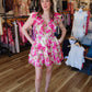 LONIANS BLOOM MINI RUFFLE DRESS