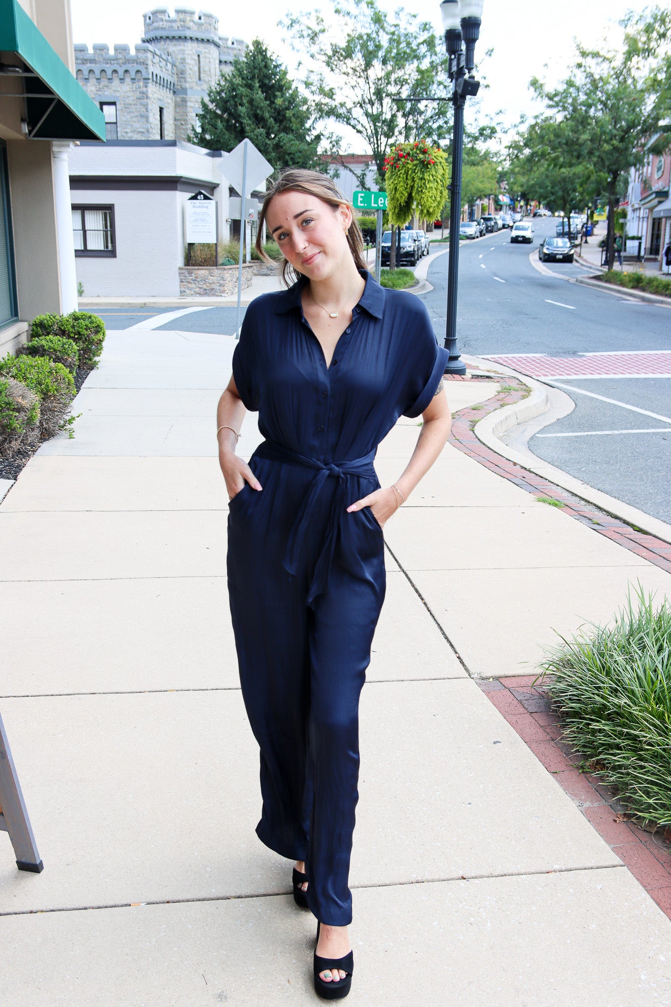 Tori Satin Jumpsuit