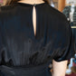 TRAFFIC PEOPLE "GRACE" SATIN FLUTTER SLEEVE JUMPSUIT
