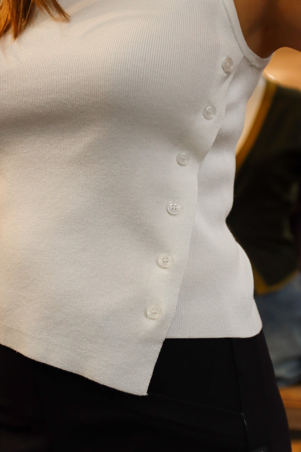 JOHN & JENN “NELLIE” ANGULAR BUTTONS TANK