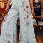 MILIO MILANO GARDEN FLORAL PALAZZO PANT
