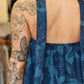 TCEC STRAPLESS FLORAL SCARF DRESS