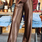 LUCY PARIS "JEIEL" SATIN BIAS PANT
