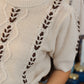 BY TOGETHER “SARA” KNIT SHORT SLEEVE SWEATER