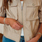 SIX FIFTY “CHRISTINE” SHORT SLEEVE FLUTTER JACKET