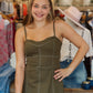 NEEDII TWILL DETACHABLE BELT MIDI DRESS