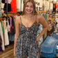 NEEDII SLEEVELESS ANIMAL PRINT ROMPER