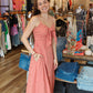 MIOU MUSE GINGHAM PATTERNED MAXI DRESS
