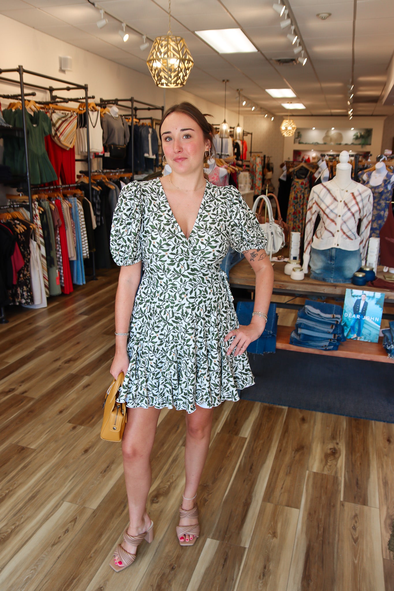 SMITH & QUINN “PEPPER” WRAP MINI DRESS