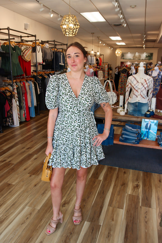 SMITH & QUINN “PEPPER” WRAP MINI DRESS