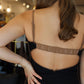 BABY PINK FITTED BODICE W SQUARE NECKLINE