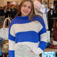 FREE PEOPLE OPAL RUGBY STRIPE SWEATER