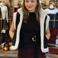 ELAN REVERSIBLE FUR/LEATHER VEST