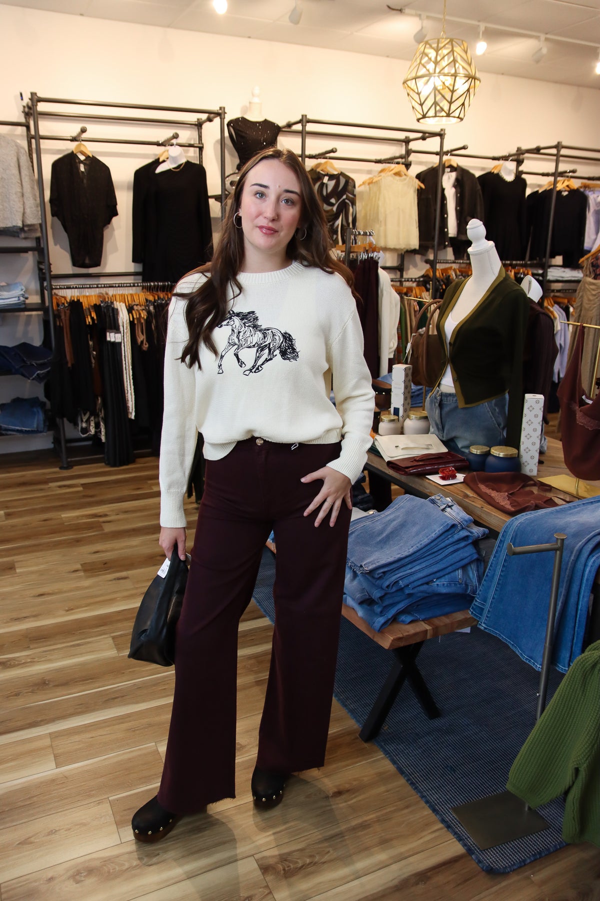 JOHN & JENN “NATE” EQUESTRIAN SWEATER
