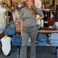 LIVERPOOL MID RISE FLARE TROUSER
