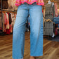 HIDDEN “NORI” MID RISE WIDE LEG JEAN